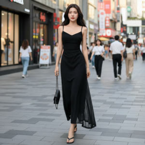 Robe Sexy à Fines Bretelles - K-Pop France