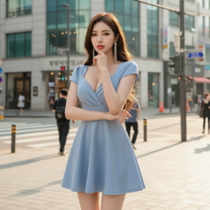 Robe Coréenne Courte - K-Pop France