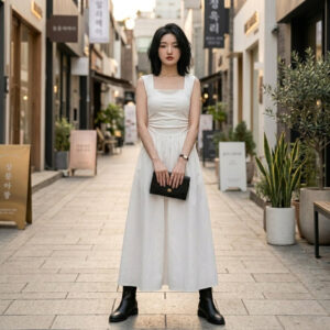 Robe Coréenne Unicolore - K-Pop France