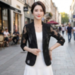 Blazer Korean Dentelle Femme - K-Pop France