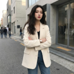 Blazer Mode Coréenne Femme - K-Pop France