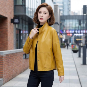 Veste Korean Style en Cuir - K-Pop France